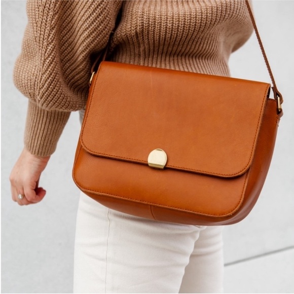 Madewell Abroad Shoulder Bag tan One Size